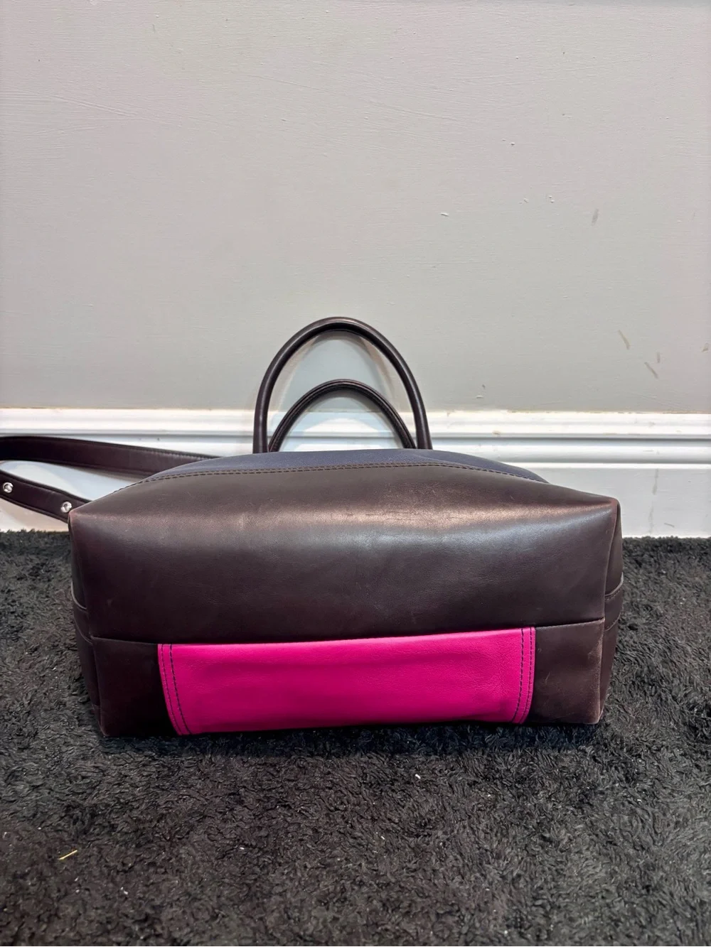 Coach Legacy Colorblock Leather Molly Satchel (Style 21134)